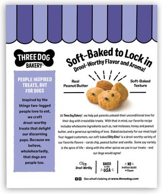 Bitty Bites Carob & Peanut Butter Dog Treats, 13-oz box