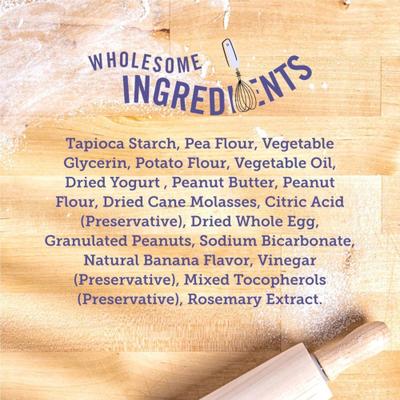 Soft Baked Woofers Grain-Free Peanut Butter Banana Dog Treats, 36-oz bag