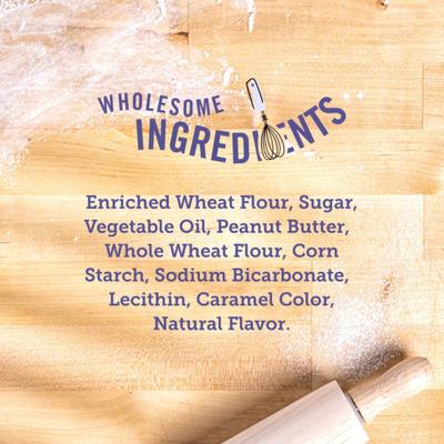 Puppy Butters Peanut Butter Sandwich Cookie Dog Treats, 11.8-oz bag