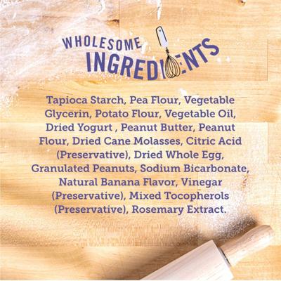 Soft Baked Woofers Grain-Free Peanut Butter Banana Dog Treats, 13-oz box