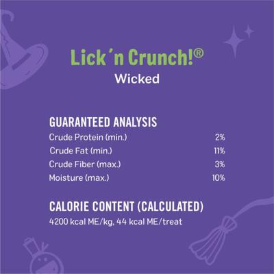 Wicked Lick'n Crunch Cookie Dog Treats, 13-oz box