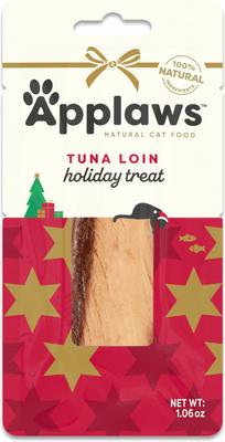 Holiday Selection Loin Grain-Free Tuna Flavor Soft & Chewy Cat Treats, 1.06-oz bag