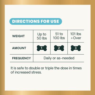 Composure Calm & Confident Clinically Tested Peanut Butter Flavored Chews Calming & Anxiety Supplement for Dogs, 120 count