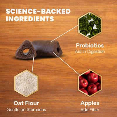 Pinchers Pill Hiders Peanut Butter Flavored Chews with Probiotics Non-Greasy Pill Wrap for Dogs, 45 count