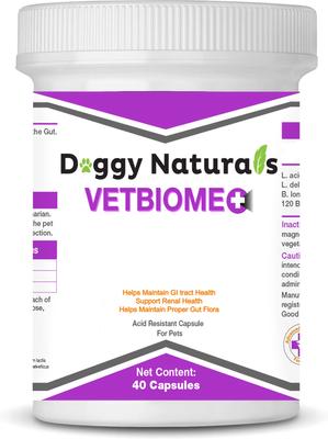Vetbiome Plus High Potency Probiotics for Dog & Cat, 40 count