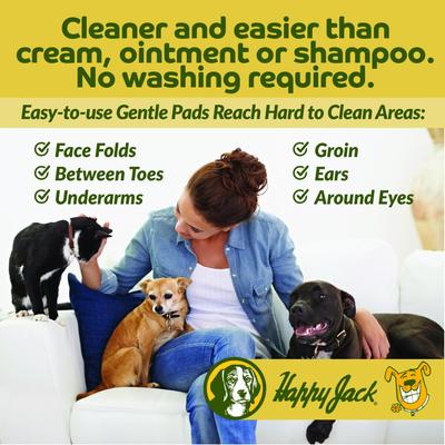 KetoHexidine Dog, Cat & Horse Wipes with Chlorhexidine & Ketoconazole, 50 count