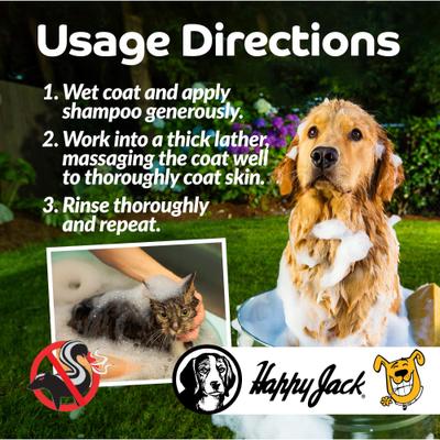 Mephidide Anti Skunk Dog & Cat Shampoo, 16-fl oz bottle