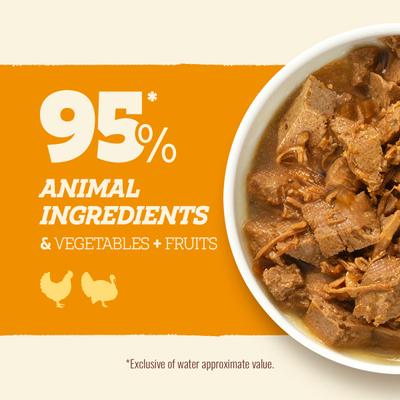 Adult Grain-Free 95% Animal Ingredients Chicken Recipe Canned Wet Dog Food, 12-oz can, case of 12