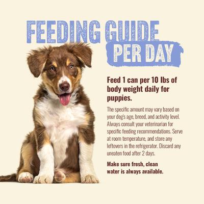 Adult Grain-Free 95% Animal Ingredients Chicken Recipe Canned Wet Puppy Food, 12-oz can, case of 12