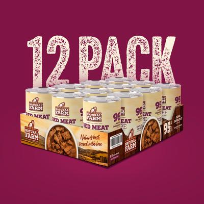 Adult Grain-Free 95% Animal Ingredients Beef Recipe Canned Wet Dog Food, 12-oz can, case of 12