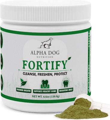 Teeth Cleaning Powder Dental Supplement for Dogs, 4.6-oz jar