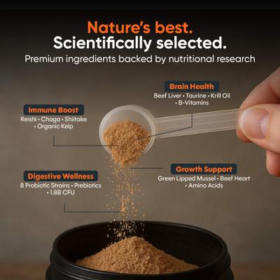 OptiPup All-in-1 Multivitamin Beef Flavor Powder Supplement for Puppies, 5.4-oz jar