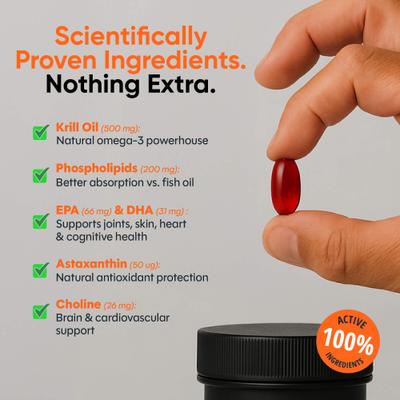 Vitality Krill Oil Supplement for Dogs, 30 count