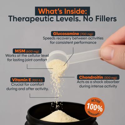 Free Range Joint Health Enhancer Powder Supplement for Dogs, 3.9-oz jar