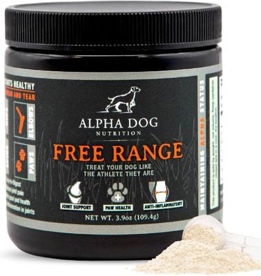Free Range Joint Health Enhancer Powder Supplement for Dogs, 3.9-oz jar
