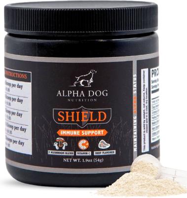 Shield Immune Support Beef Flavor Powder Supplement for Dogs, 1.9-oz jar