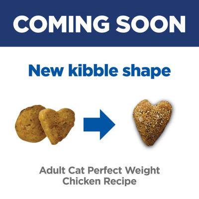 Adult Perfect Weight Management Chicken Recipe Dry Cat Food, 15-lb bag