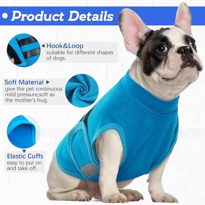 Anxiety Relief Dog Coat, Blue, X-Large