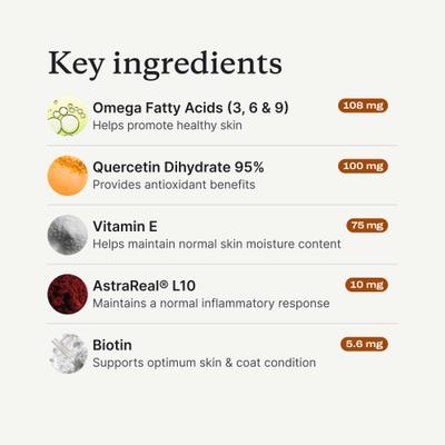 Itch Relief Chew Pro Salmon Flavored Soft Chew Skin & Allergy Supplement for Dogs, 30 count, 30 count, bundle of 2