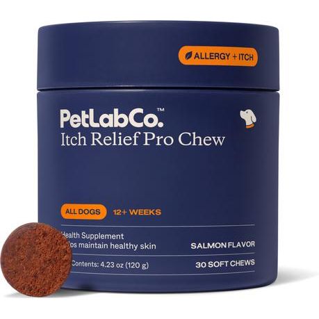 Suplemento para perros Itch Relief Pro con sabor a cerdo, 30 unidades, paquete de 2