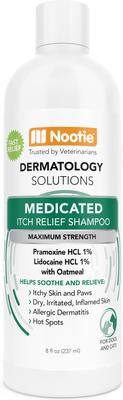 Medicated Itch Relief Shampoo for Dogs & Cats, 8-fl oz bottle