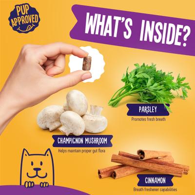 Breath Aid Bacon Flavored Dental Supplement for Dogs, 120 count