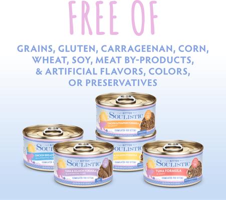 Kitten Tuna Formula in Gravy Wet Cat Food, 3-oz can, case of 12