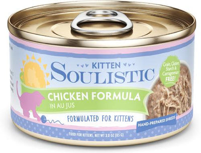 Kitten Chicken Formula in Au Jus Wet Cat Food, 3-oz can, case of 12