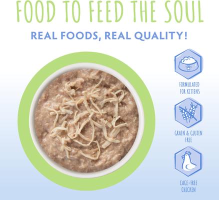 Kitten Chicken Formula in Au Jus Wet Cat Food, 3-oz can, case of 12