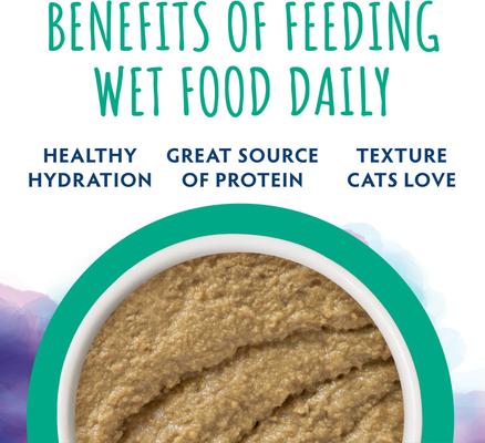 Paté Chicken & Turkey Dinner in a Hydrating Purée Wet Cat Food, 2.8-oz can, case of 12