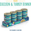Paté Chicken & Turkey Dinner in a Hydrating Purée Wet Cat Food, 2.8-oz can, case of 12