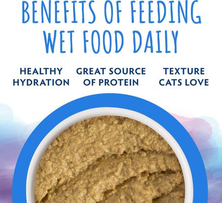 Paté Chicken Dinner in a Hydrating Purée Wet Cat Food, 2.8-oz can, case of 12