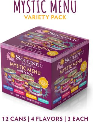Moist & Tender Mystic Menu Variety Pack Wet Cat Food, 3-oz can, case of 12