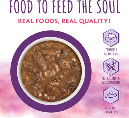 Moist & Tender Tuna & Duck Dinner in Gravy Wet Cat Food, 3-oz pouch, case of 8