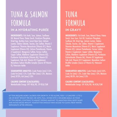 Kitten Kindred Kittens Variety Pack Wet Cat Food, 3-oz can, case of 12