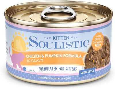 Kitten Chicken & Pumpkin Formula in Gravy Wet Cat Food, 3-oz can, case of 12