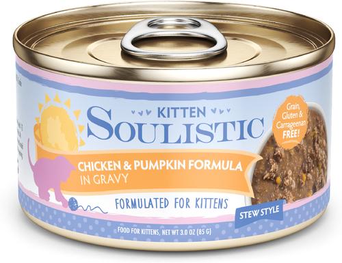 Kitten Tuna & Salmon Formula in Hydrating Purée Wet Cat Food, 3-oz can, case of 12