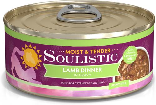 Moist & Tender Lamb Dinner in Gravy Wet Cat Food, 5.5-oz can, case of 8