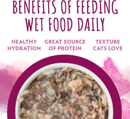 Comida húmeda para gatos Originals Aqua Grill Tilapia & Tuna Dinner en salsa, lata de 3 oz, caja de 12