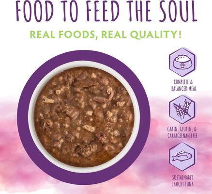 Moist & Tender Tuna & Lamb Dinner in Gravy Wet Cat Food, 3-oz pouch, case of 8