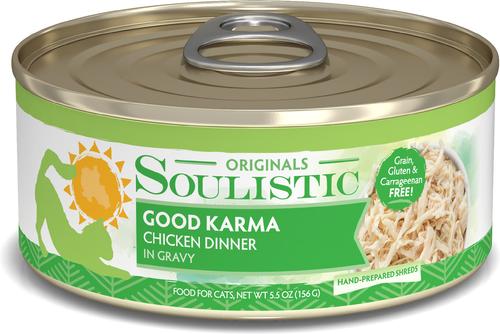 Originals Good Karma Chicken Dinner in Gravy Wet Cat Food, 10-oz can, case of 8
