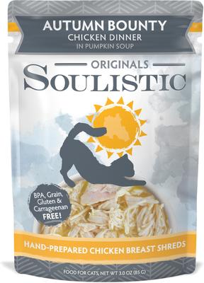 Originals Harvest Sunrise Chicken & Pumpkin Dinner in Gravy Wet Cat Food, 3-oz can, case of 12