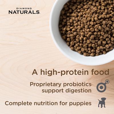 Naturals Small & Medium Breed Puppy Formula Dry Dog Food, 40-lb bag
