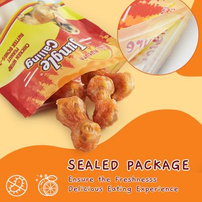 Chicken Wrapped Peanut Butter Bones Rawhide-Free Dog Chews, 6-oz bag