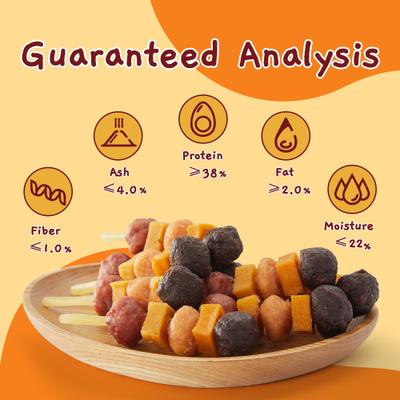 Cod, Chicken, Duck, Beef, Sweet Potato & Pumpkin Kabob Dog Treats, 10.6-oz bag