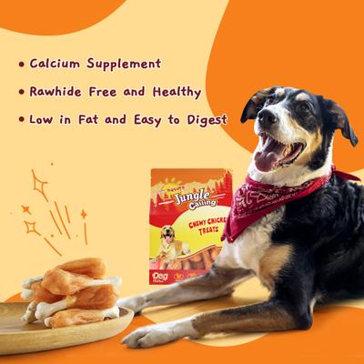 Chicken Calcium Bone Dog Treats, 10.6-oz bag