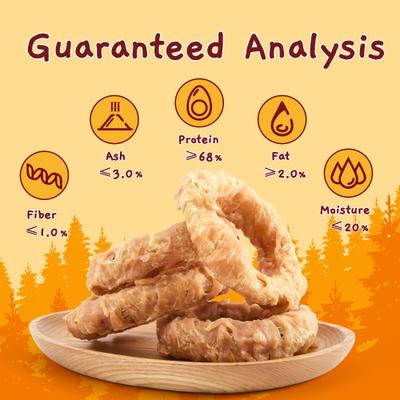 Chicken Wrapped Beef Tendon Ring Dog Chew, 10,6-oz bag