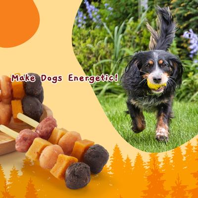 Cod, Chicken, Duck, Beef, Sweet Potato & Pumpkin Kabob Dog Treats, 10.6-oz bag