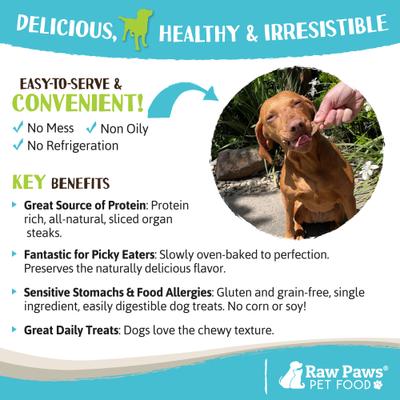 Water Buffalo Lung Dehydrated Dog Treats, 16-oz bag