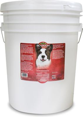 Bundle: Bio-Groom Flea & Tick Dog Shampoo, 5-gal pail + Plastic Dispensing 5-gal Shampoo Pump